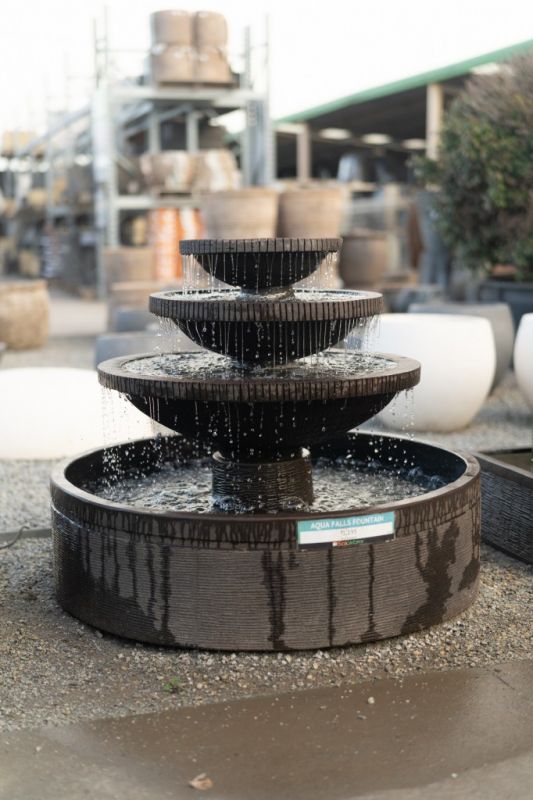 Aqua Falls Fountain - Charcoal